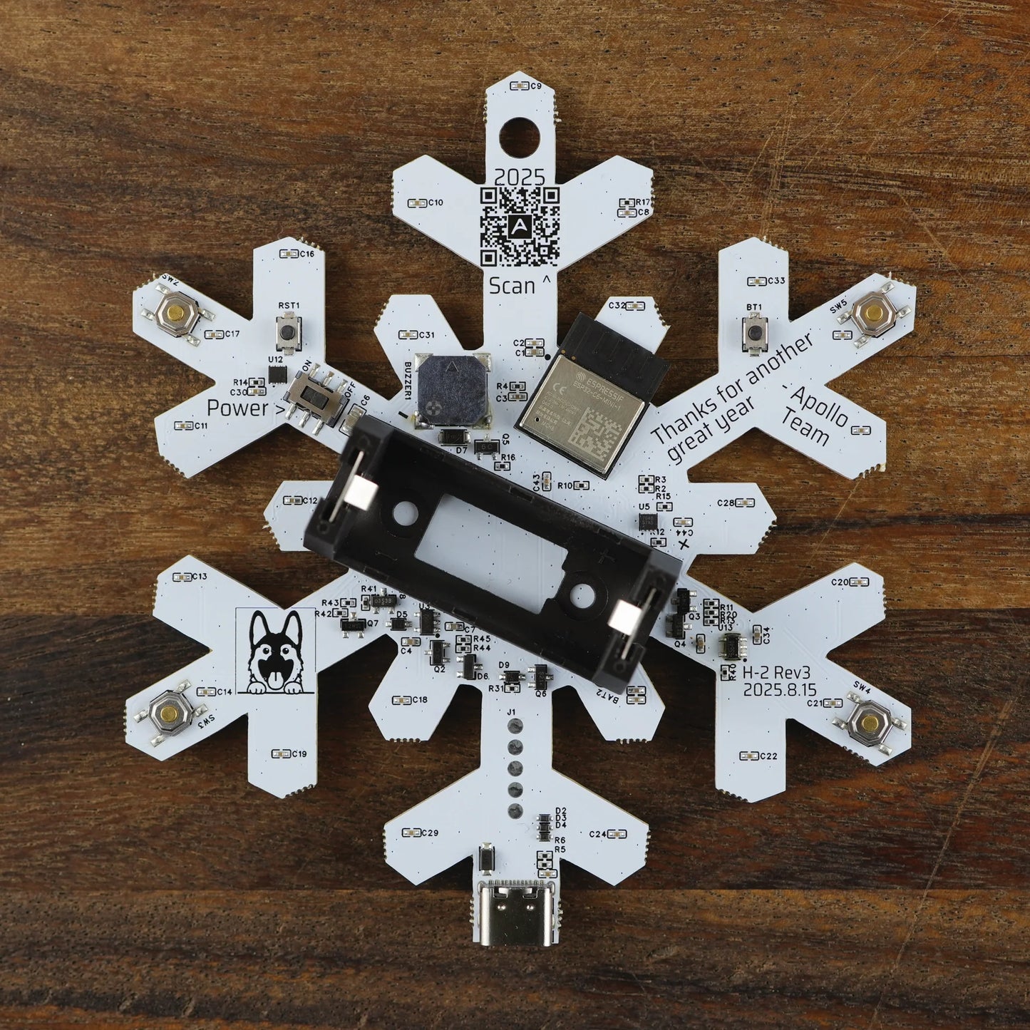 Apollo H-2 Annual Holiday Ornament For Charity