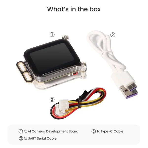 AI Camera Development Board Vision Sensor Board Powered By ESP32 with 1.83inch Screen
