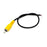 RCA Male Jack Audio/Video DIY Pigtail Cable Yellow/Black