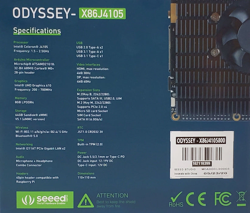 ODYSSEY Mini PC - X86J4105