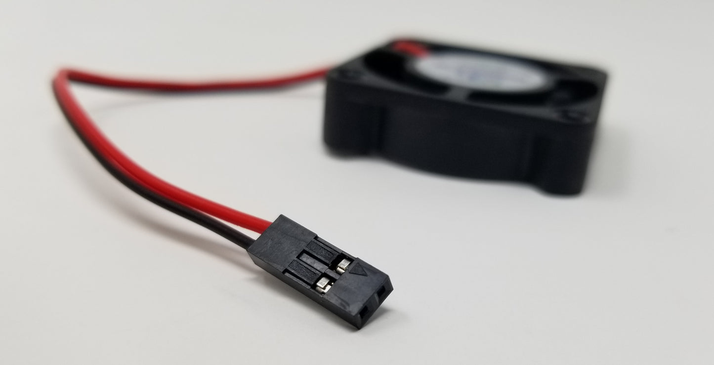 Fan - 40mm x 11mm 3.3-5VDC Quiet with 2.54mm header breadboard wires