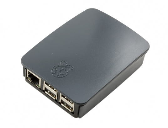 Official Raspberry Pi B+/2/3 Black & Grey Case