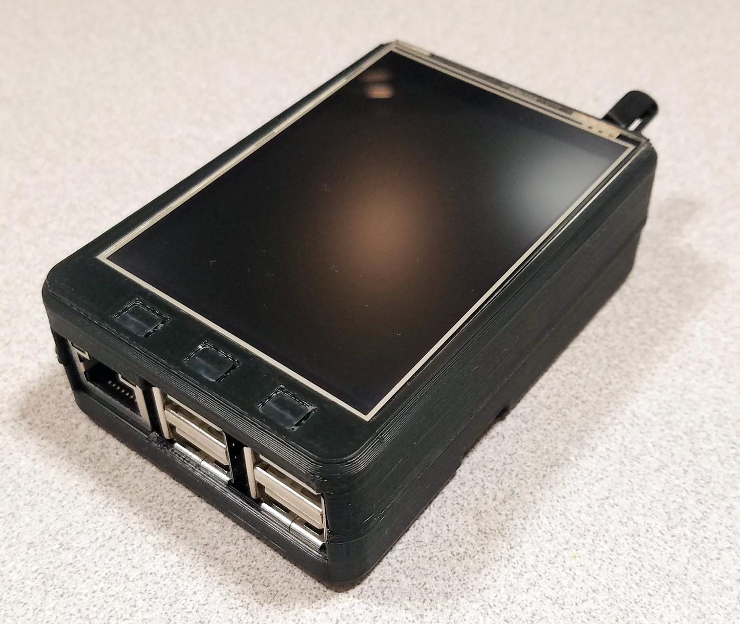 ODROID-C1+ Case Compatible with 3.2 Touchscreen (3D Printed)