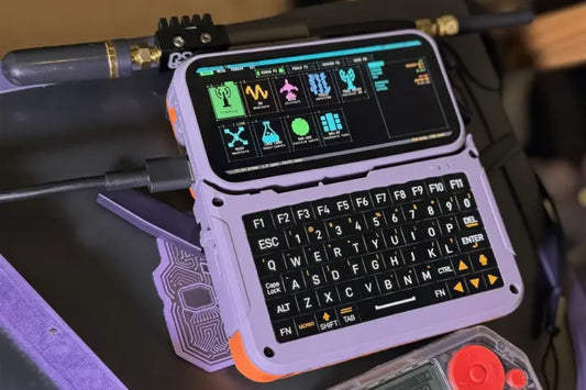 LakeShark Turns the LilyGO T-Display P4 into a Handheld SDR Scanner