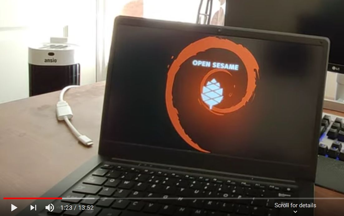 Watch: Pinebook Pro Demo by Lukasz of PINE64