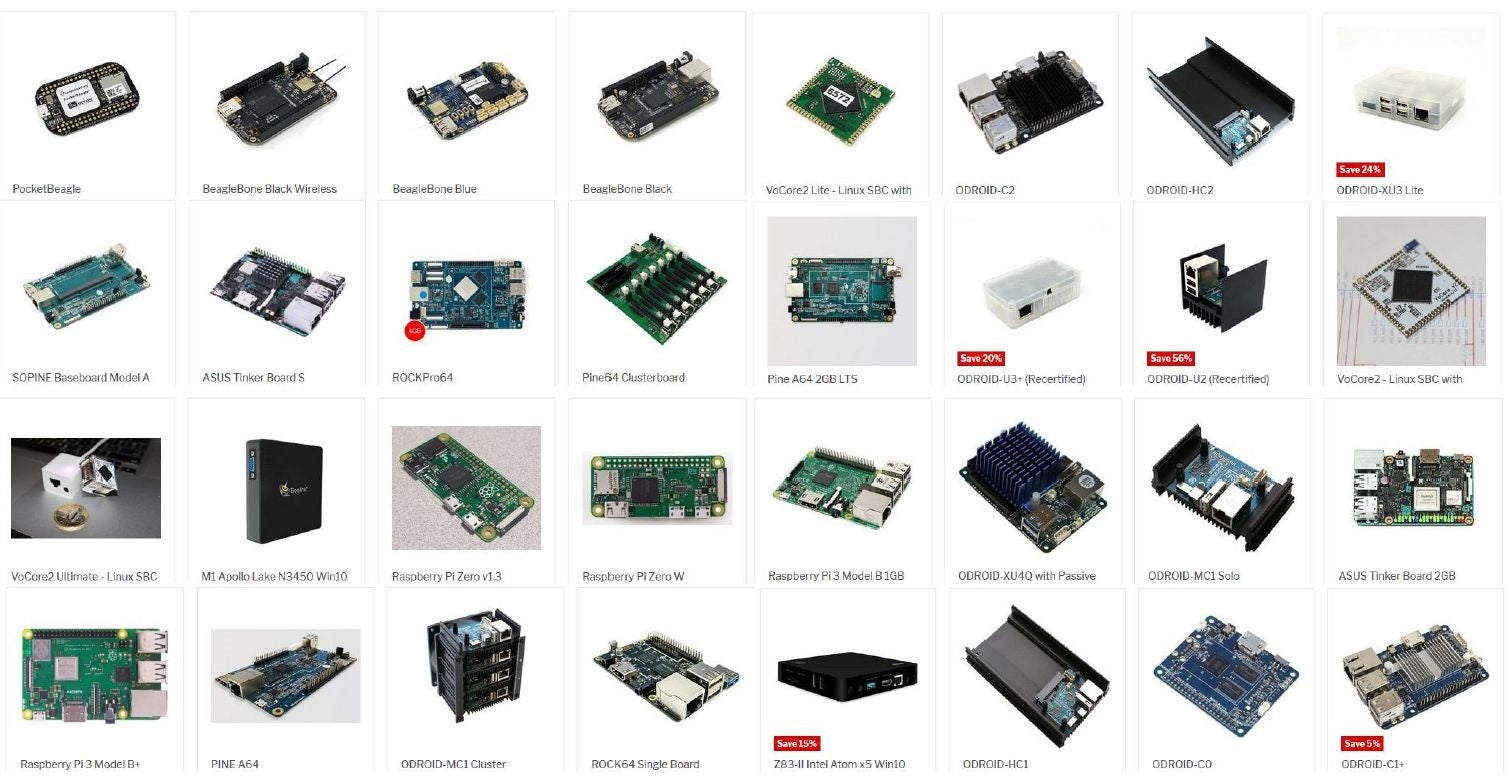 Random Sbcs 40 Configurations of SBCs now in stock at ameriDroid.com!