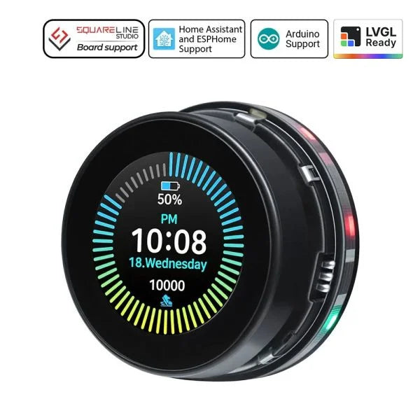 CrowPanel 1.46inch-HMI ESP32 Rotary Display