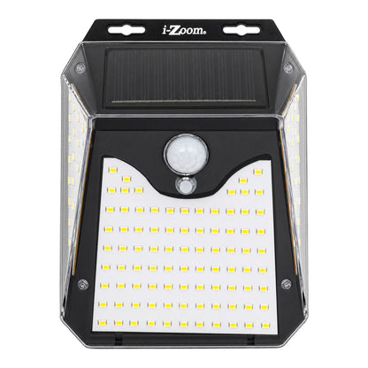 i-Zoom 600 Lumen Solar Night Beam 180° LED Outdoor Wall Light