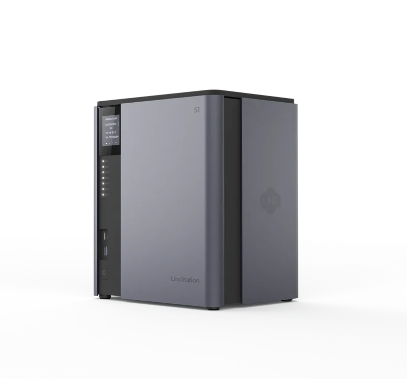 LincPlus LincStation S1 6-Bay NAS | 8GB RAM+128G ROM (Diskless)