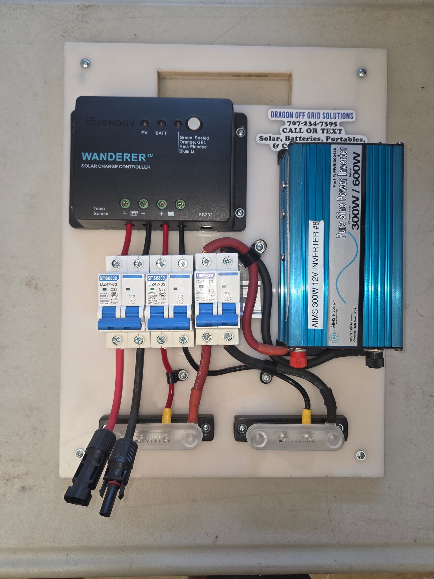 300W 12V SOLAR BOARD, Portable ALL-IN-ONE Kit