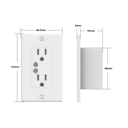 ThirdReality Smart Wall Outlet ZW1 - Dimensions