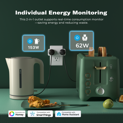 ThirdReality Smart Dual Plug ZP1
