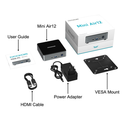 GEEKOM Air12 Mini PC with 12th Gen Intel® Processor N150