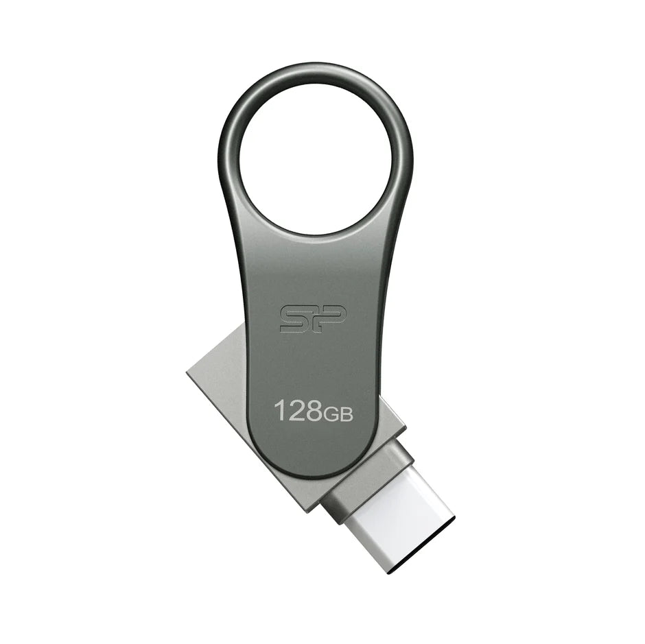 Silicon Power Mobile C80 128GB Dual Type-C (USB-C)/USB 3.2 Gen1 Flash Drive