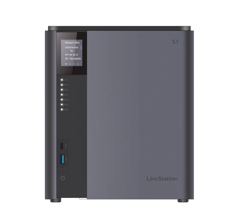 LincPlus LincStation S1 6-Bay NAS | 8GB RAM+128G ROM (Diskless)