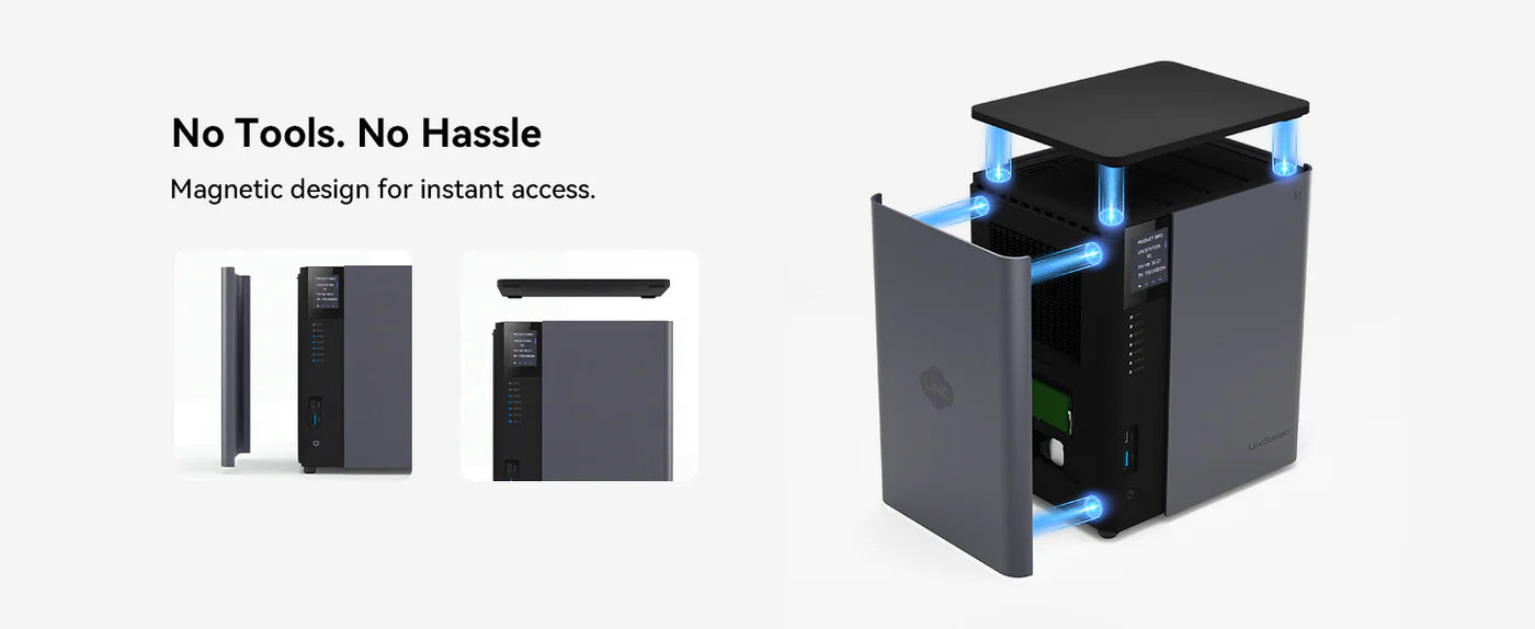 LincPlus LincStation S1 6-Bay NAS | 8GB RAM+128G ROM (Diskless)