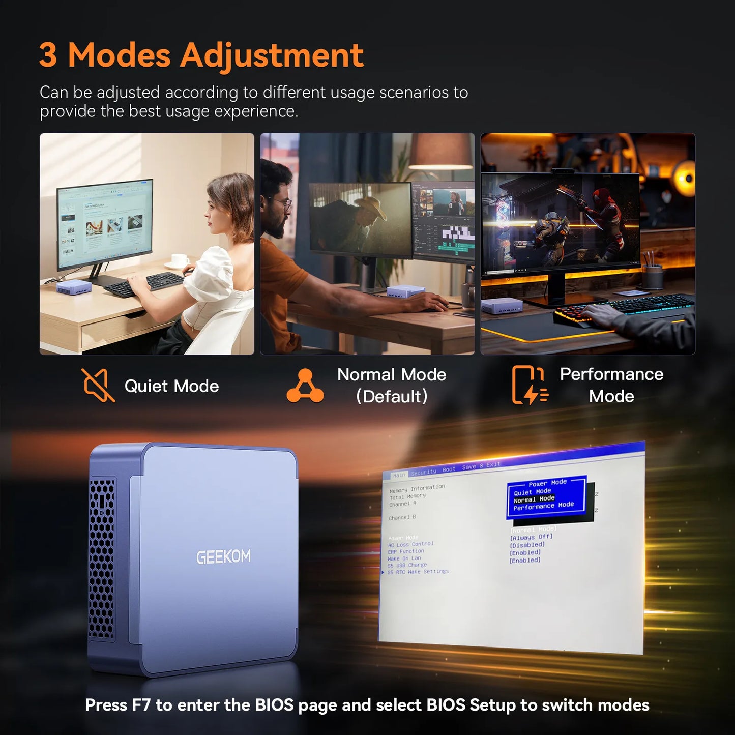 GEEKOM AX8 Max Mini PC with AMD Ryzen™ 7 8745HS