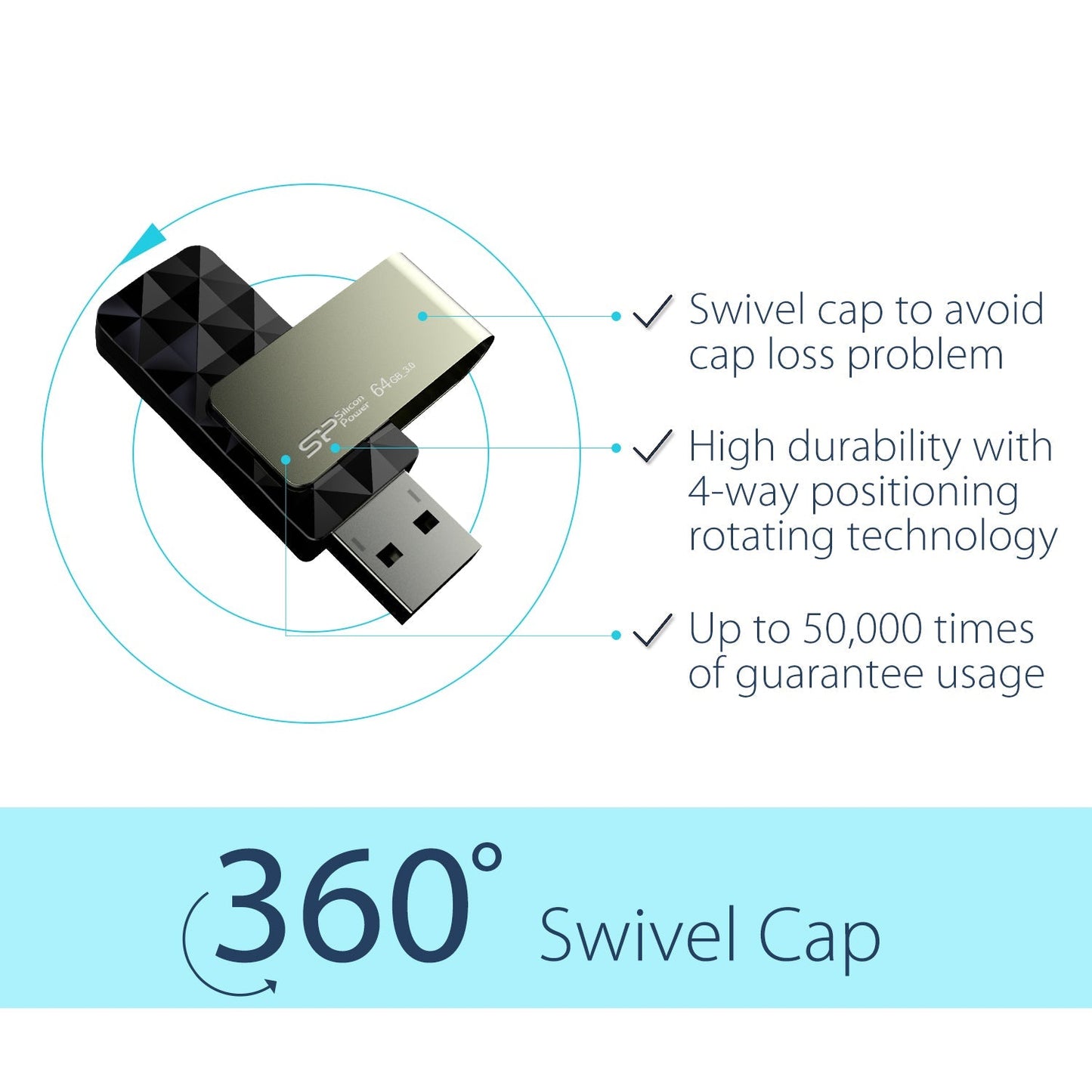Silicon Power Blaze B30 32GB USB 3.2 Gen 1/ USB 3.0 Flash Drive
