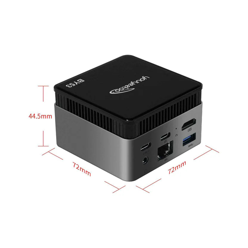 Intel N150 MINI PC youyeetoo BY53, 12GB LPDDR5, 512GB NVMe, Windows 11 Pro