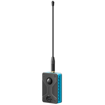 Heltec RS-CP01 PIR and camera expansion kit enclosure with whip antenna, PIR dome, and camera lens