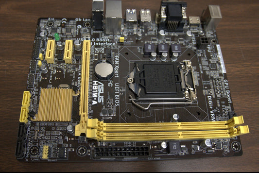 ASUS H81M-A LGA 1150 Intel H81 HDMI USB 3.0 Micro ATX Intel Motherboard - Like New