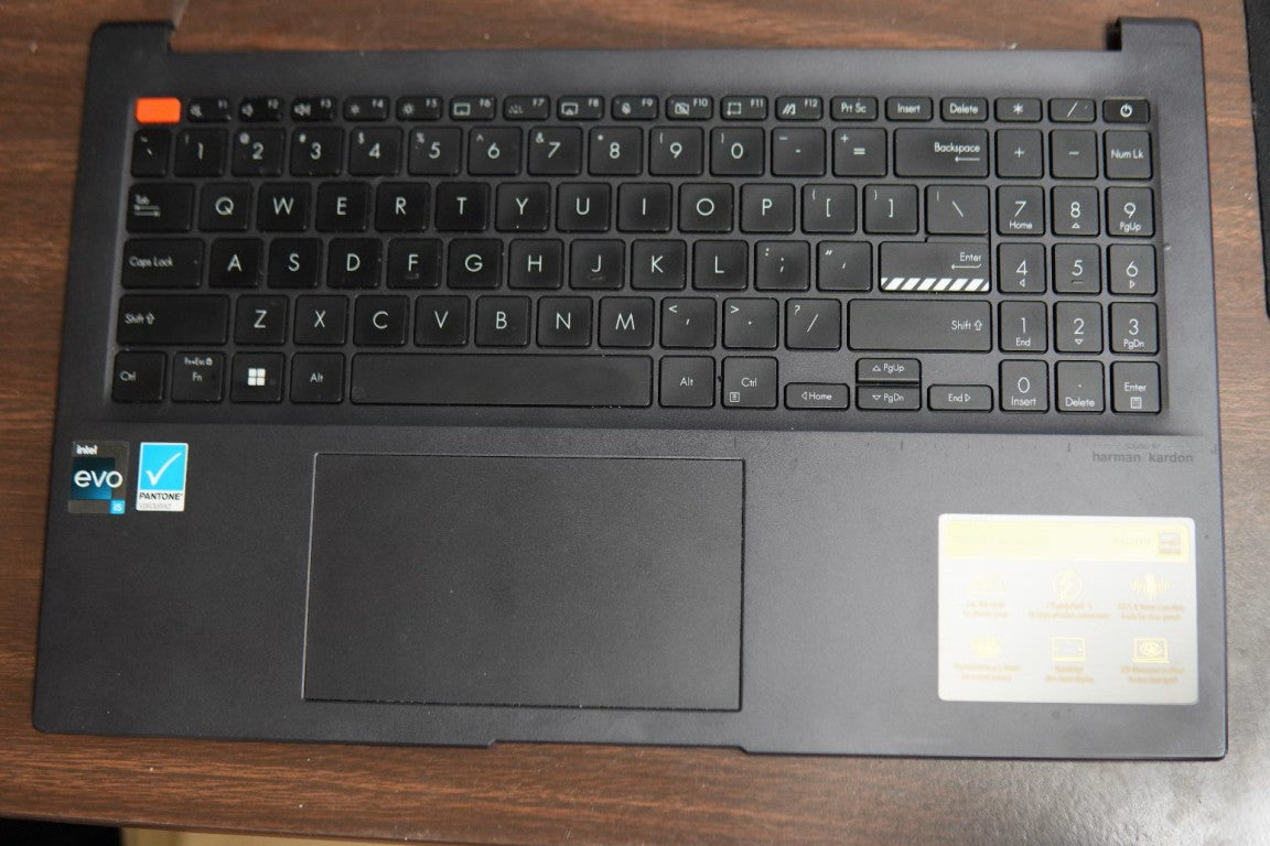ASUS K3502ZA K3402ZA K3502Z K3402Z Black Shell Upper Palmrest Keyboard and Touchpad