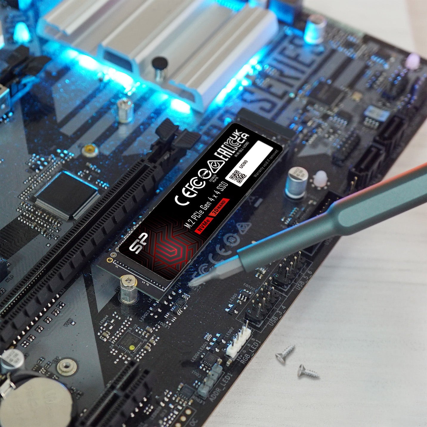Silicon Power UD90 4TB PCIe NVMe Gen4x4 M.2 2280 Internal Solid State Drive