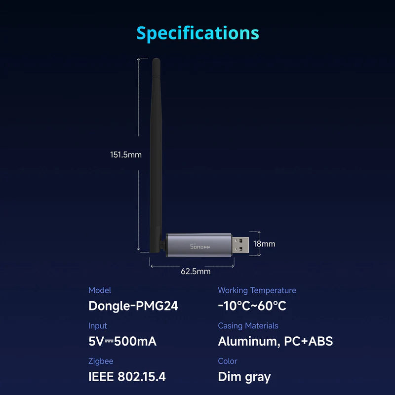 SONOFF Zigbee/Thread USB Dongle Plus MG24