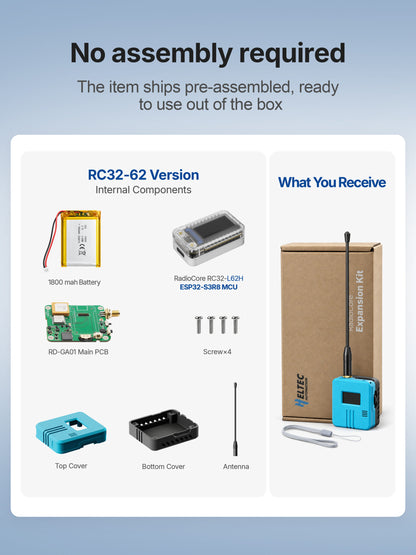 Heltec RD-GA01 packing list / what's in the box overview