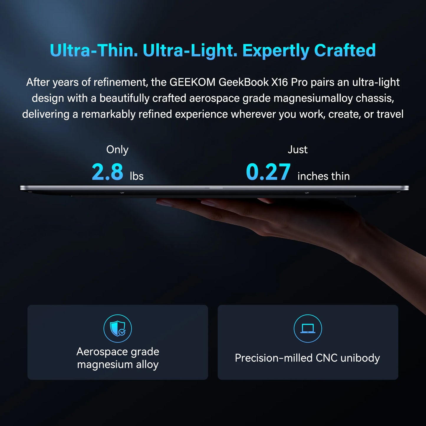 GEEKOM GeekBook X16 Pro 16 inch Laptop