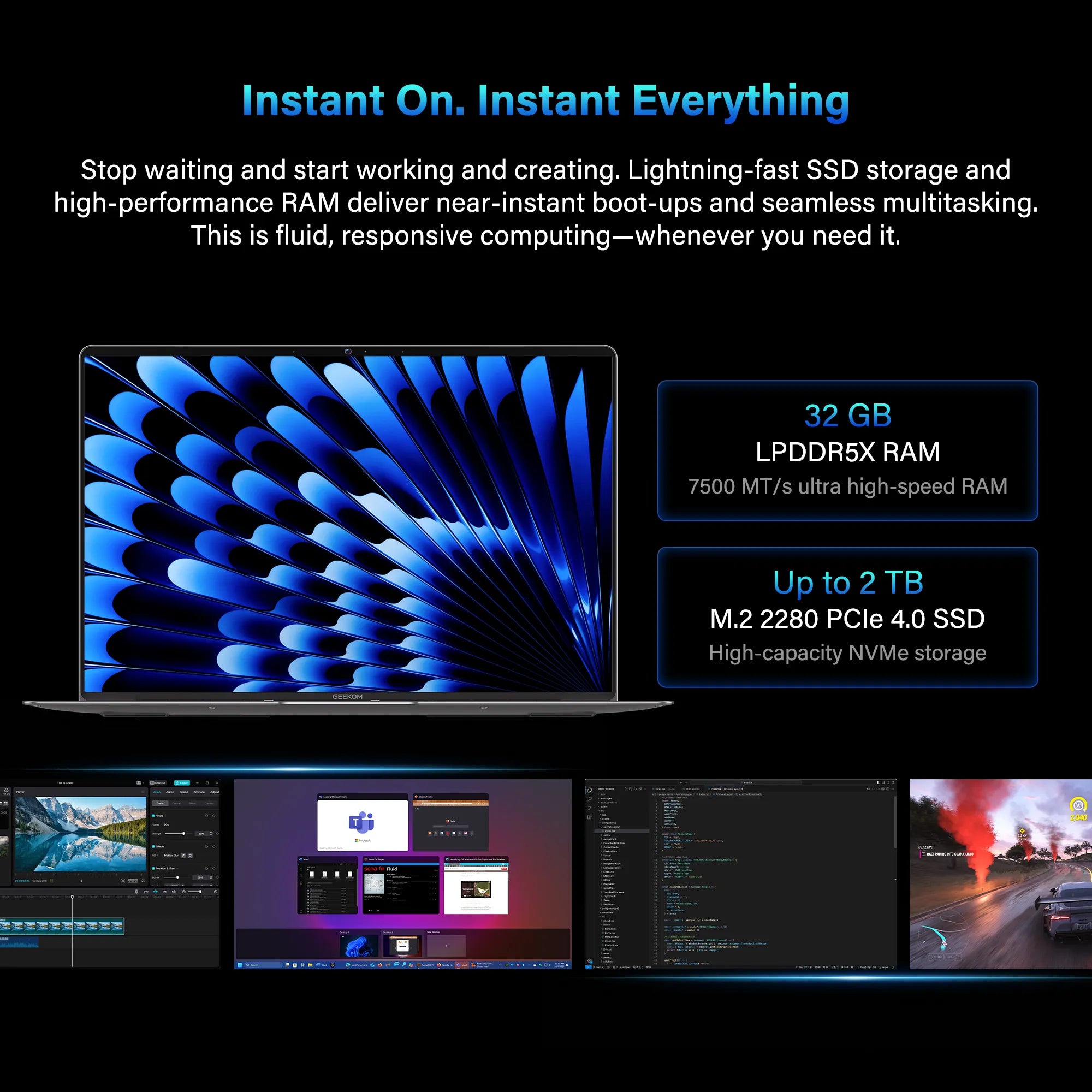 Geekom GeekBook X14 Pro Laptop - Thumbnail 3