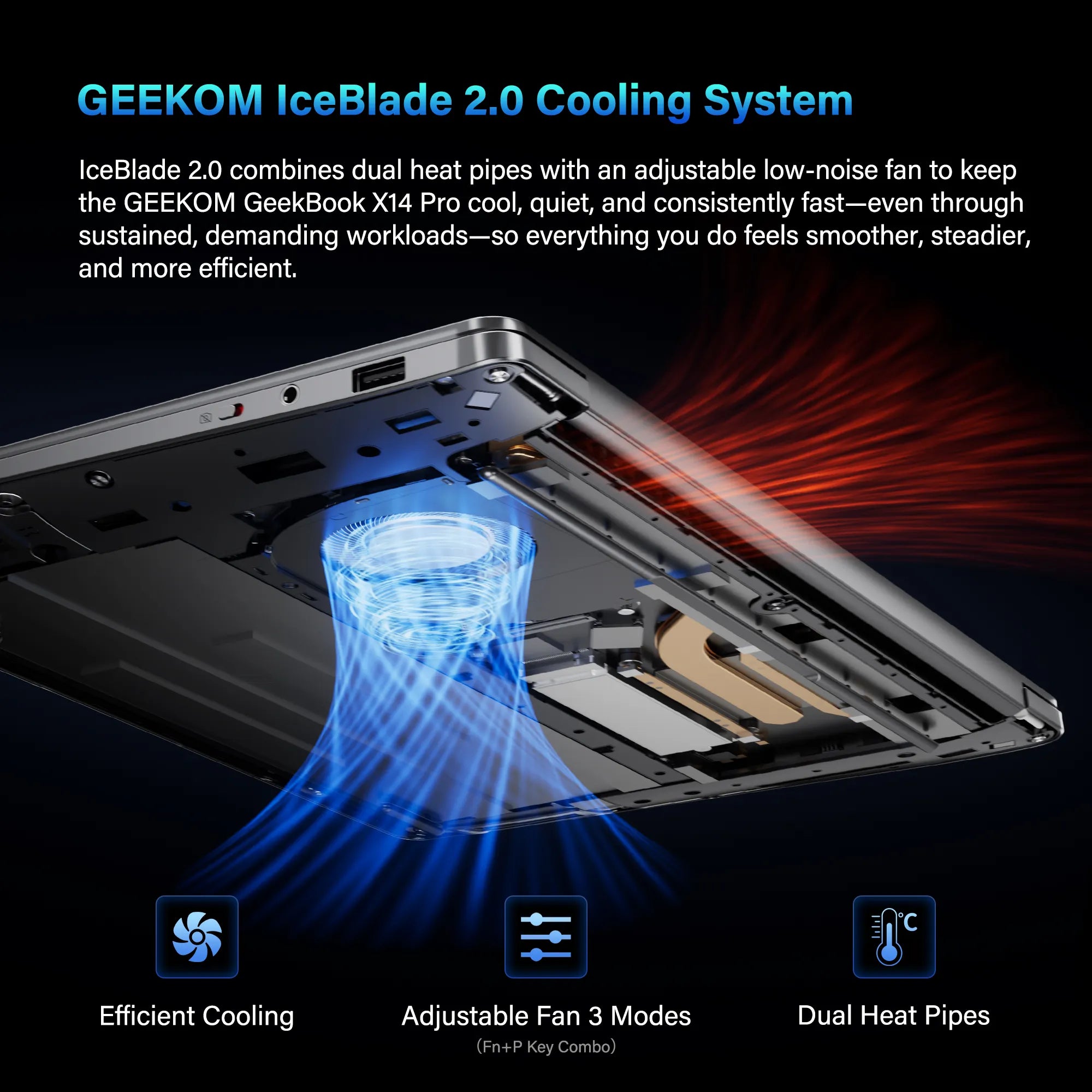 Geekom GeekBook X14 Pro Laptop - Thumbnail 4