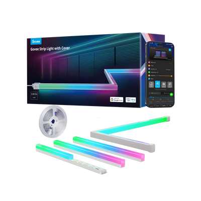 Govee RGBIC LED Strip Lights with Covers 32.8ft