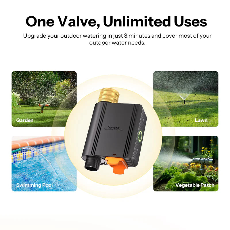 SONOFF Hydro ONE Zigbee Smart Water Valve With Flow Meter