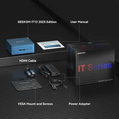 GEEKOM IT12 Mini PC with 12th Gen Intel® Core™ i5-12450H