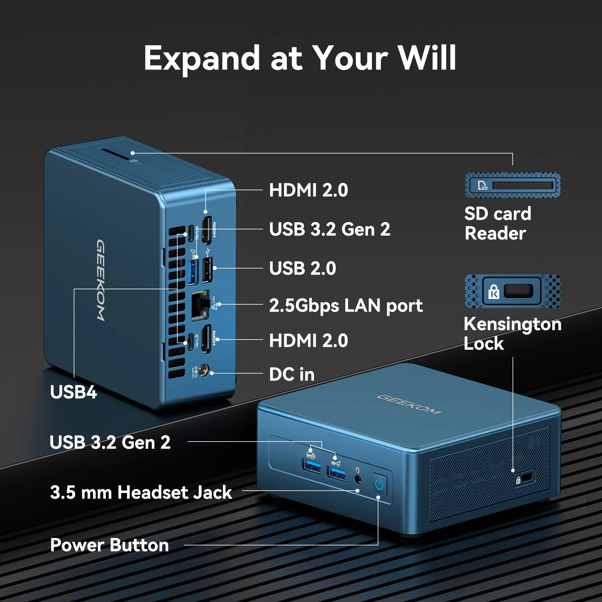 GEEKOM IT12 Mini PC - Thumbnail 4