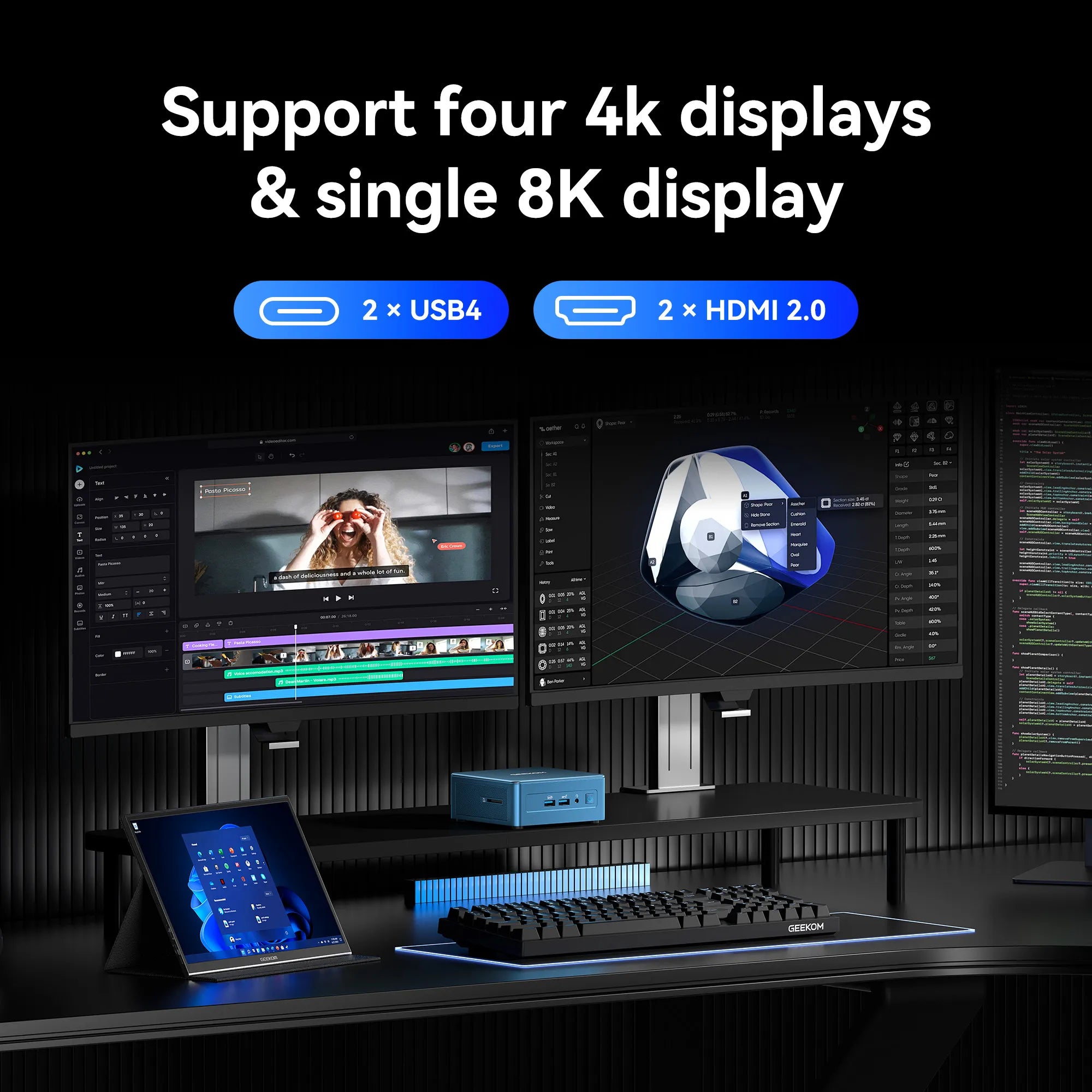 GEEKOM IT12 Mini PC - Thumbnail 3