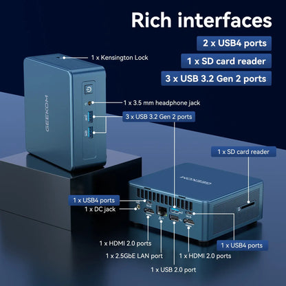 GEEKOM IT13 2026 Edition Mini PC with 13th Gen Intel® Core™ i5-13600H