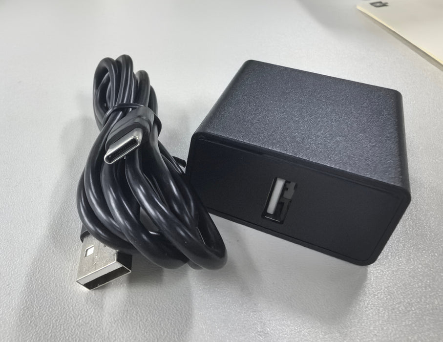 5V/3A USB Power Supply US w/USB-A to USB-C Cable 3ft