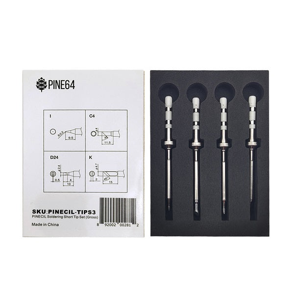 PINECIL Soldering Tip Set (Large)