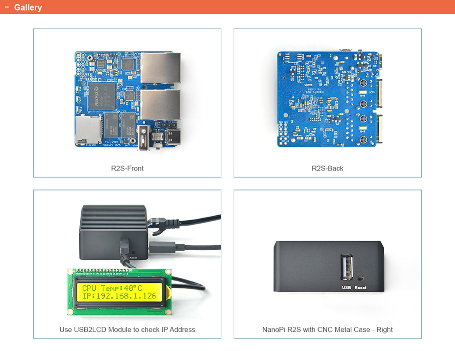 NanoPi R2S + Metal Case