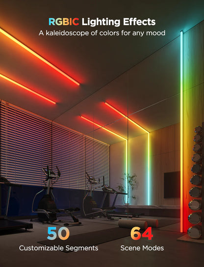 Govee RGBIC LED Strip Lights with Covers 32.8ft