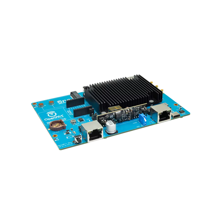 Banana Pi OpenWrt One Full Kit (Heatsink, PoE Module, Antenna, Power Supply and Case included)