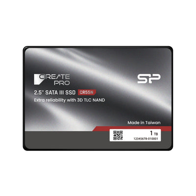Silicon Power CreatePro NAS CR55N 1TB SATA III 6Gb/s 2.5-inch Internal Solid State Drive