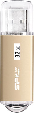 Silicon Power Blaze B02 32GB USB 3.2 Gen 1/ USB 3.0 Flash Drive Gold