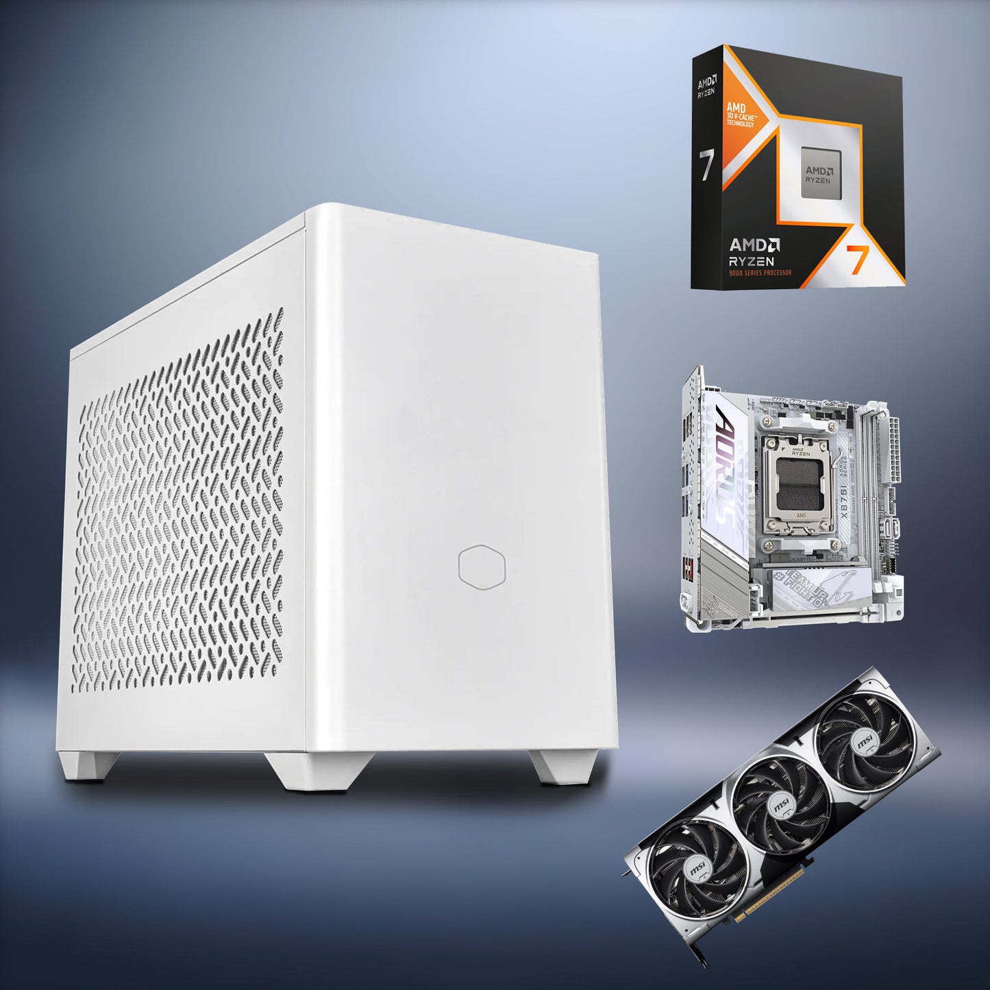 XPOWER Enthusiast Ryzen 7 9800X3D RTX5070 Prebuilt GAMING PC
