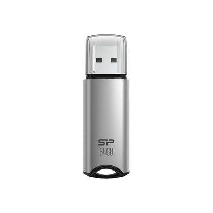 Silicon Power Marvel M02 64GB silver USB flash drive
