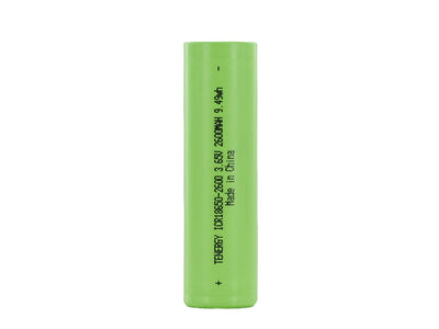 Tenergy 30005 ICR 18650 2600mAh flat top Li-Ion battery