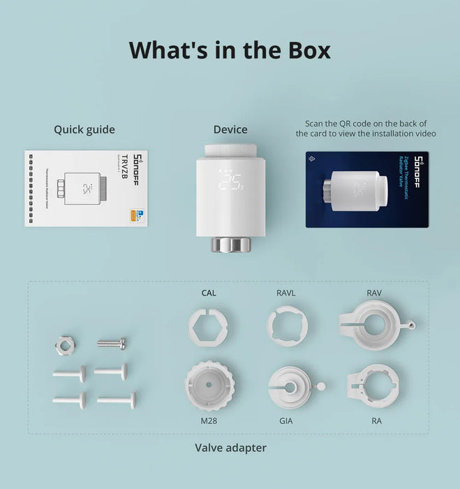 SONOFF Zigbee Thermostatic Radiator Valve