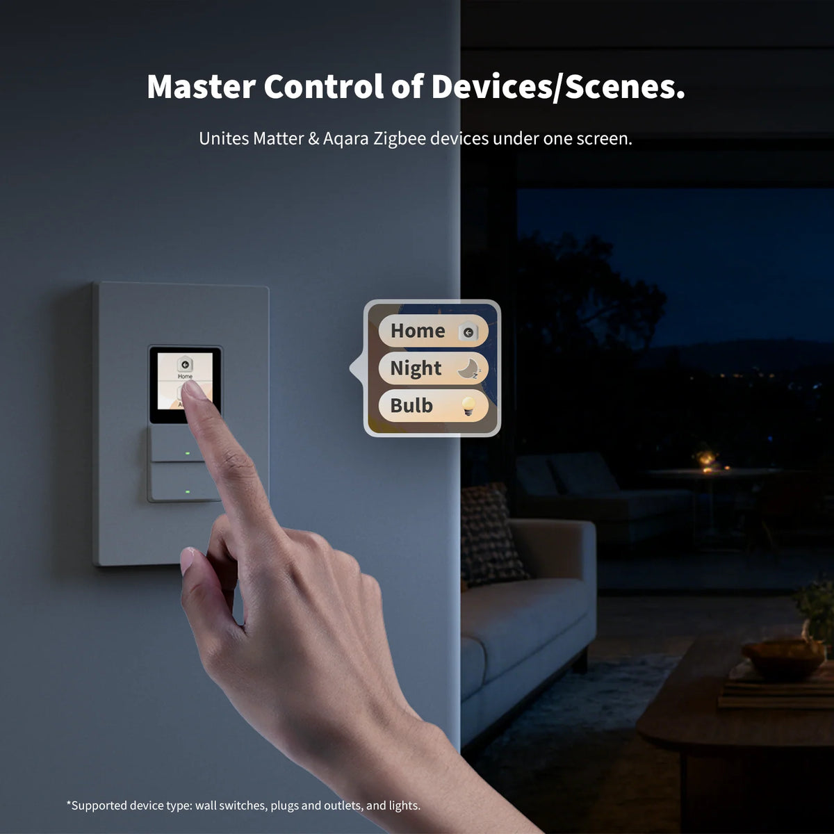 Aqara Touchscreen Switch S100